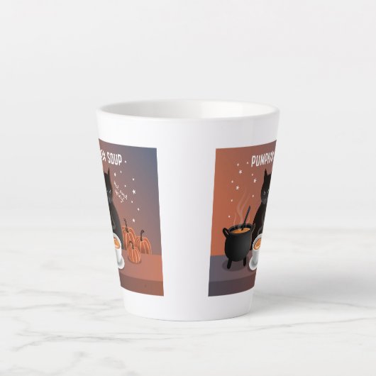 Pompoensoep Latte Mok (Voorkant)