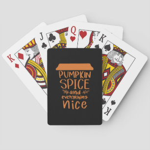 Pompoenspecerij en alles mooi - Autumn Herfst SL Pokerkaarten