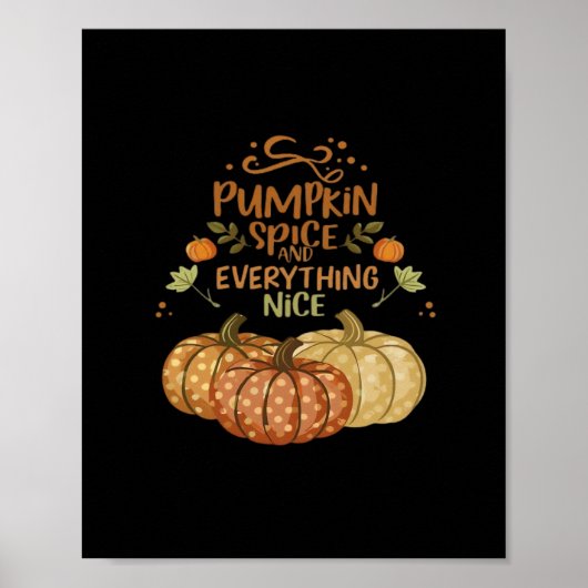 Pompoenspecerij en alles mooi - Meme Autumn Qu Poster (Voorkant)