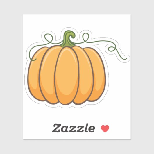 Pompoensticker Sticker (Vel)