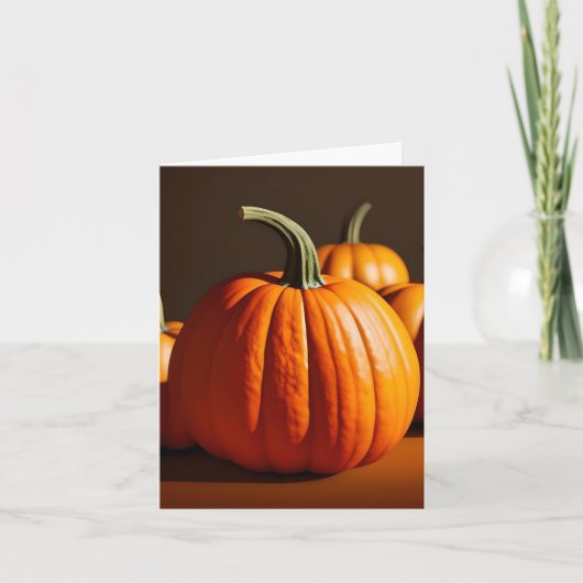 Pompoenstudie - AI - K Kaart (Voorkant)