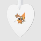 Pompoentaart Bewakingsbeambte Grappige Thanksgivin Ornament (voorkant)