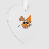 Pompoentaart Bewakingsbeambte Grappige Thanksgivin Ornament (voorkant)