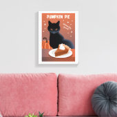 Pompoentaart Canvas Afdruk (Insitu (Woonkamer))