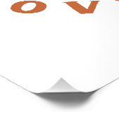 Pompoentaart citeert schattig herfst seizoen esthe perfect poster (Hoek)