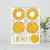 Pompoentaart Dankbaar Thanksgiving Tafel Kaart Lij (Staand voorkant)