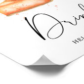 Pompoentaart - Drinken Poster (Hoek)