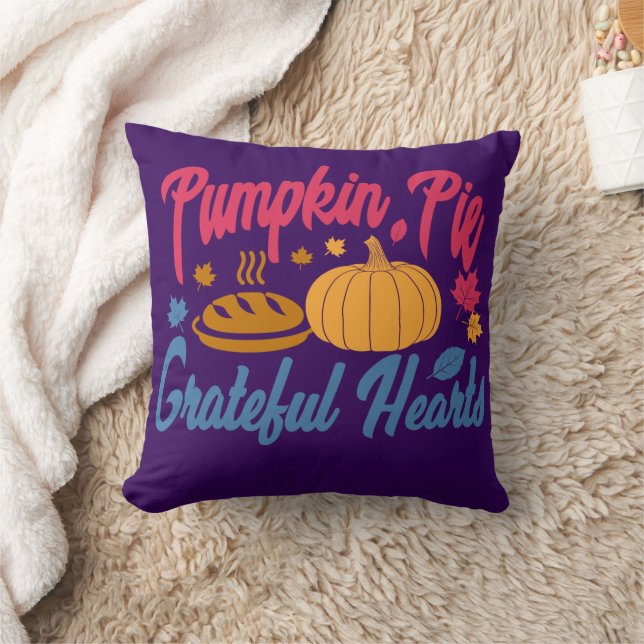 Pompoentaart en dankbare harten, Thanksgiving Kussen (Deken)