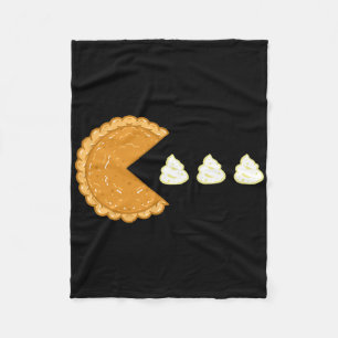 Pompoentaart Gamer Thanksgiving Fleece Deken