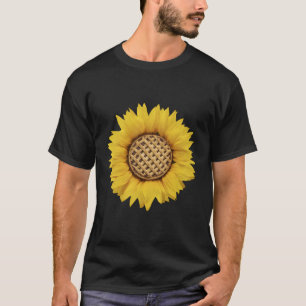 Pompoentaart geïntegreerd met esthetiek op de rug t-shirt