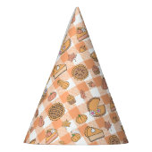 Pompoentaart Gingham Feesthoedjes (Links)