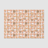 Pompoentaart Gingham Tissuepapier (Voorkant)