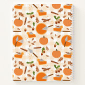 Pompoentaart Herfst Herfst Thanksgiving Recept Notitieboek (Achterkant)
