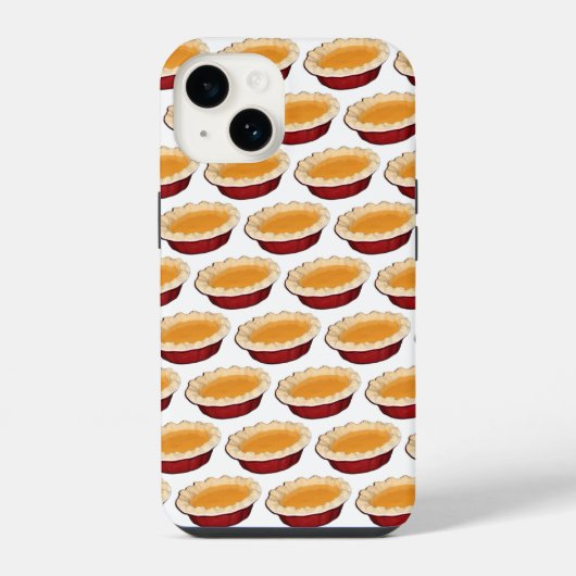 Pompoentaart iPhone Hoesje (Achterkant)