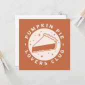 Pompoentaart Liefhebbers Club Kaart (Voorkant / Achterkant in situ)