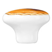 Pompoentaart met gesuikerde cranberry's keramische knop (Zijkant)