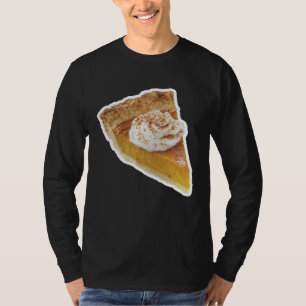 Pompoentaart met slagroom en nootmuskaat t-shirt