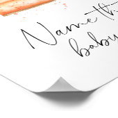 Pompoentaart - noem dat baby eten poster (Hoek)