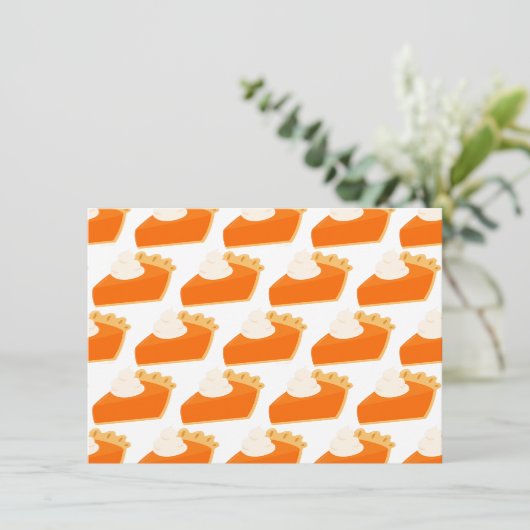 Pompoentaart Patroon Kaart (Staand voorkant)