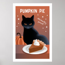 Pompoentaart Poster
