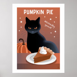 Pompoentaart Poster