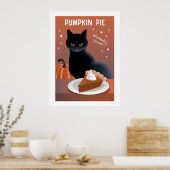 Pompoentaart Poster (Keuken)