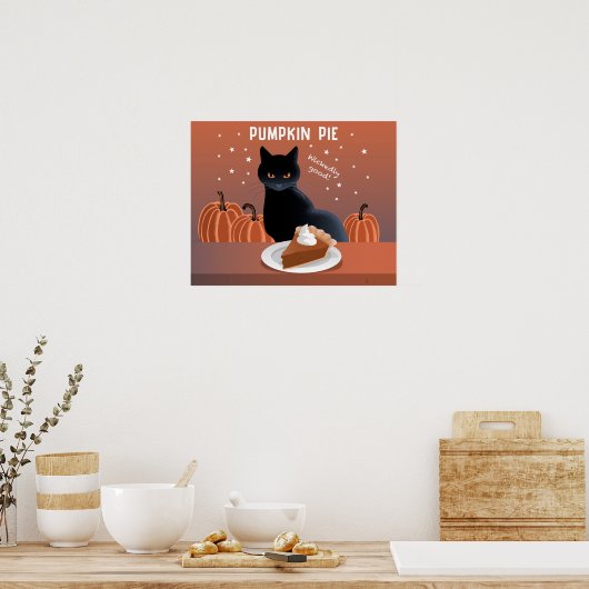 Pompoentaart Poster (Keuken)