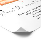 Pompoentaart - raad de zoete puinhoop poster (Hoek)