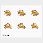 Pompoentaart Snee Fall Sticker (Vel)