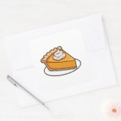 Pompoentaart Snee Fall Sticker (Envelop)