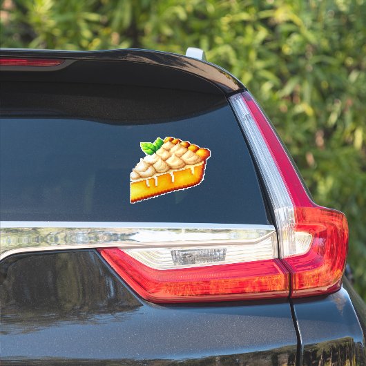 Pompoentaart sticker (Auto Zijkant)