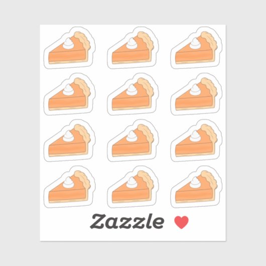 Pompoentaart Thanksgiving Herfst Halloween Planner Sticker (Vel)