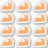 Pompoentaart Thanksgiving Herfst Halloween Planner Sticker (Voorkant)