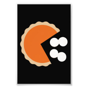 Pompoentaart Thanksgiving Humor Pompoen Seizoen Foto Afdruk