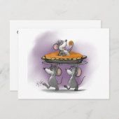 Pompoentaart Viering Kaart (Voorkant / Achterkant)