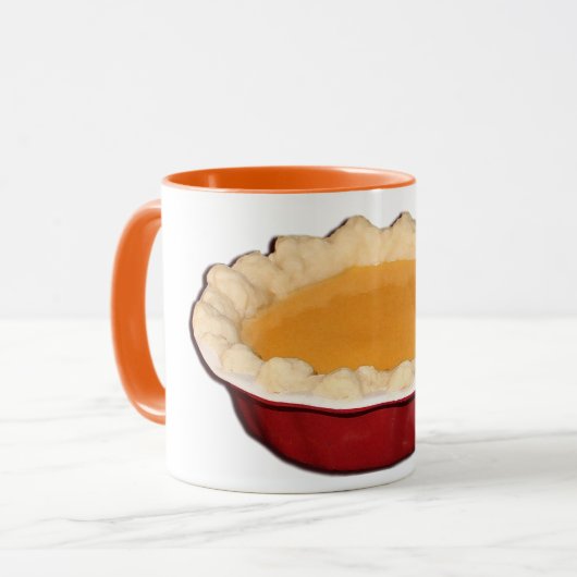 Pompoentaart voor de Feestdagen Mok (Voorkant links)