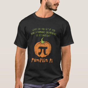 Pompoentaart Wiskunde T-shirt Grappige Halloween T