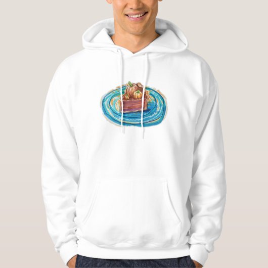 Pompoentaartpunt Hoodie (Voorkant)