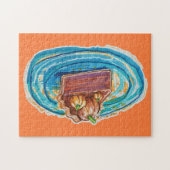 Pompoentaartpunt Legpuzzel (Horizontaal)