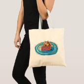 Pompoentaartpunt Tote Bag (Voorkant (product))