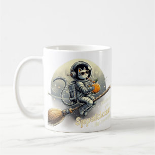 Pompoenthee in de sterren: vrolijke astronaut Cat' Koffiemok
