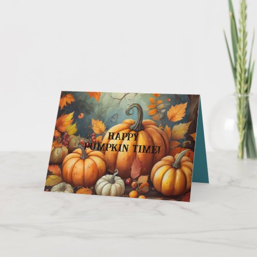 POMPOENTIJD DENKEN AAN JE KAART (Voorkant)