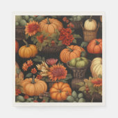 Pompoentijd, Kleuren van Herfst, Servet (Voorkant)