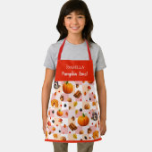 Pompoentijd! Schattigee Herfst voor kinderen Schort (Insitu)