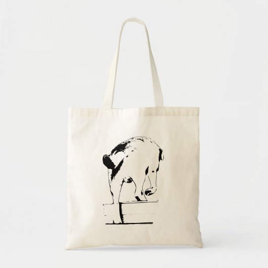 Pompoentrap, daar gaan we tote bag (Voorkant)