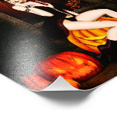 pompoentroonheks foto afdruk (Hoek)