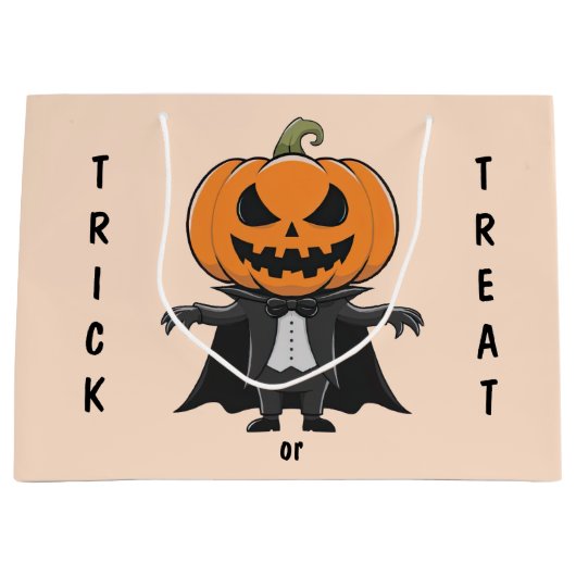 pompoenvampier groot cadeauzakje (Voorkant)