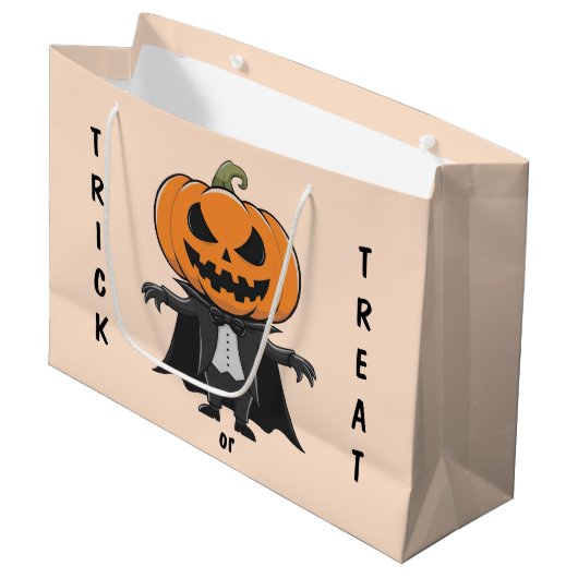 pompoenvampier groot cadeauzakje (Voorkant Gekanteld)