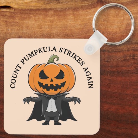 pompoenvampier sleutelhanger (Achterkant)