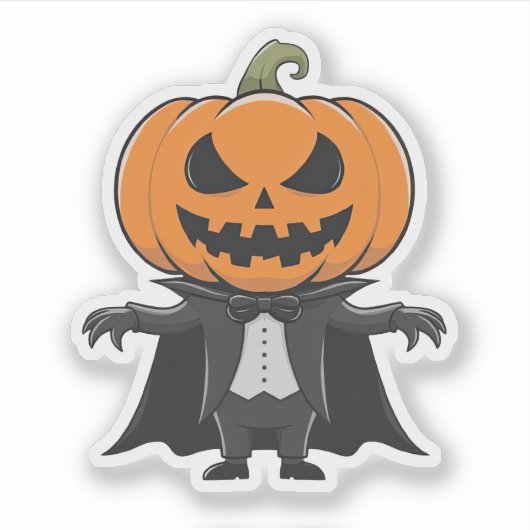 pompoenvampier sticker (Voorkant)